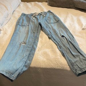 Aerie cargo jeans
